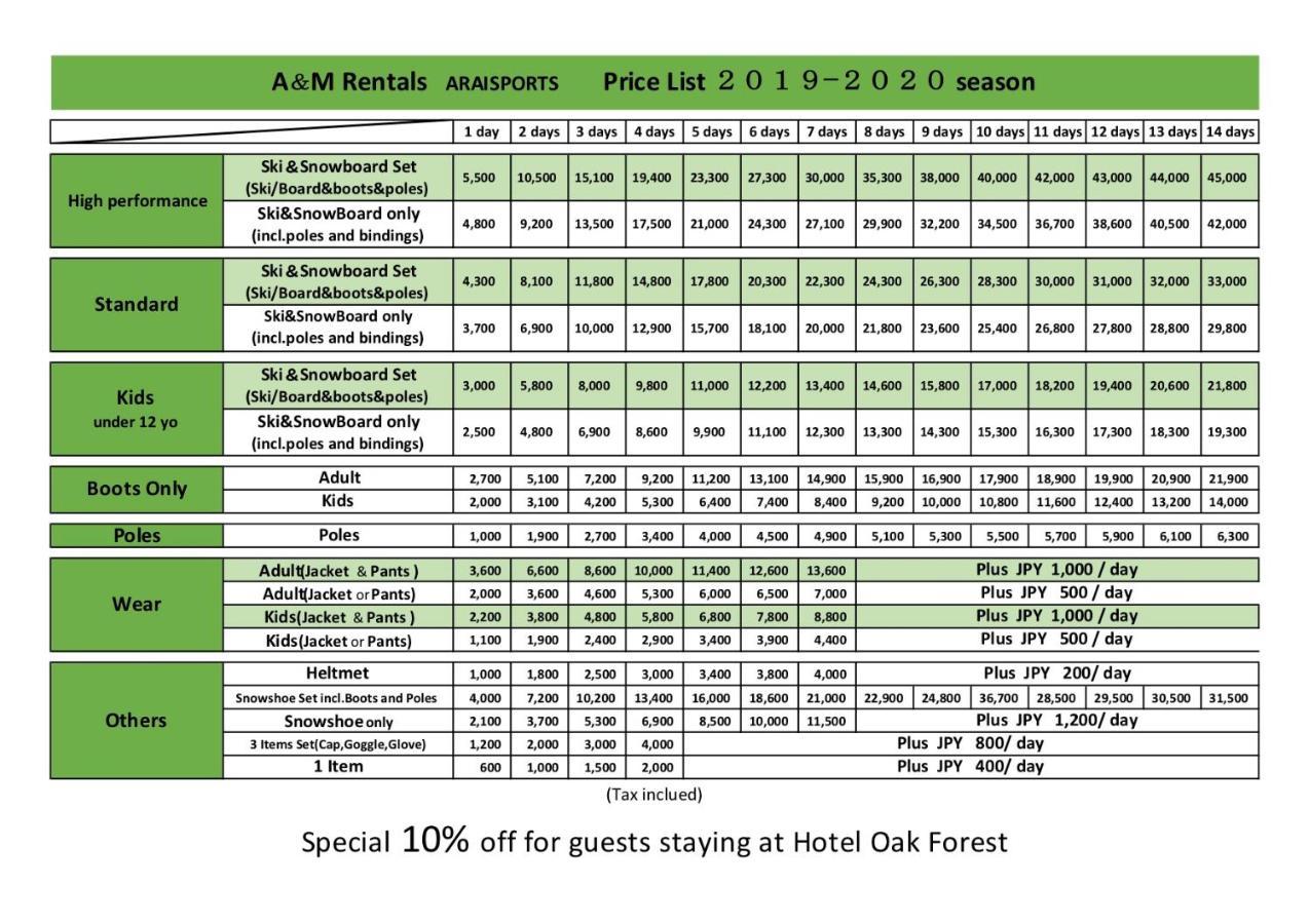 Hotel Oak Forest Hakuba Exterior photo